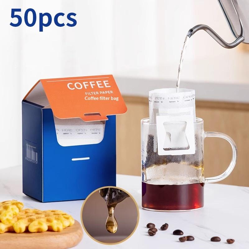 Coffee Equipment Travel Bag - 50 sztuk Jednorazowe Filtry do Kawy