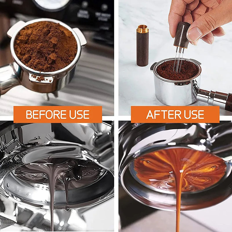 Igła do kawy, mieszadło do esp – Coffee Distribution Tool recenzja i cena