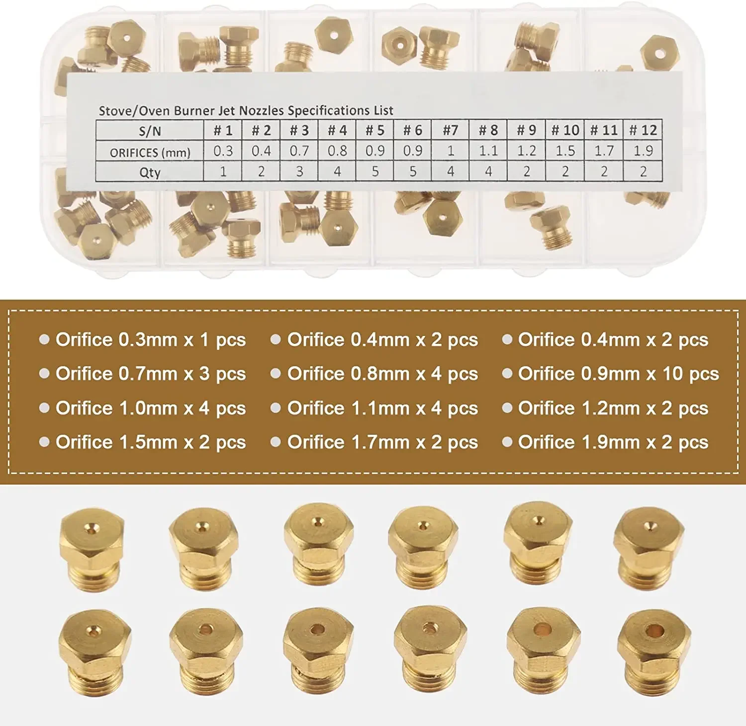 36 sztuk/1box mosiądzu gaz LP  – Steam Wand Tip recenzja i cena